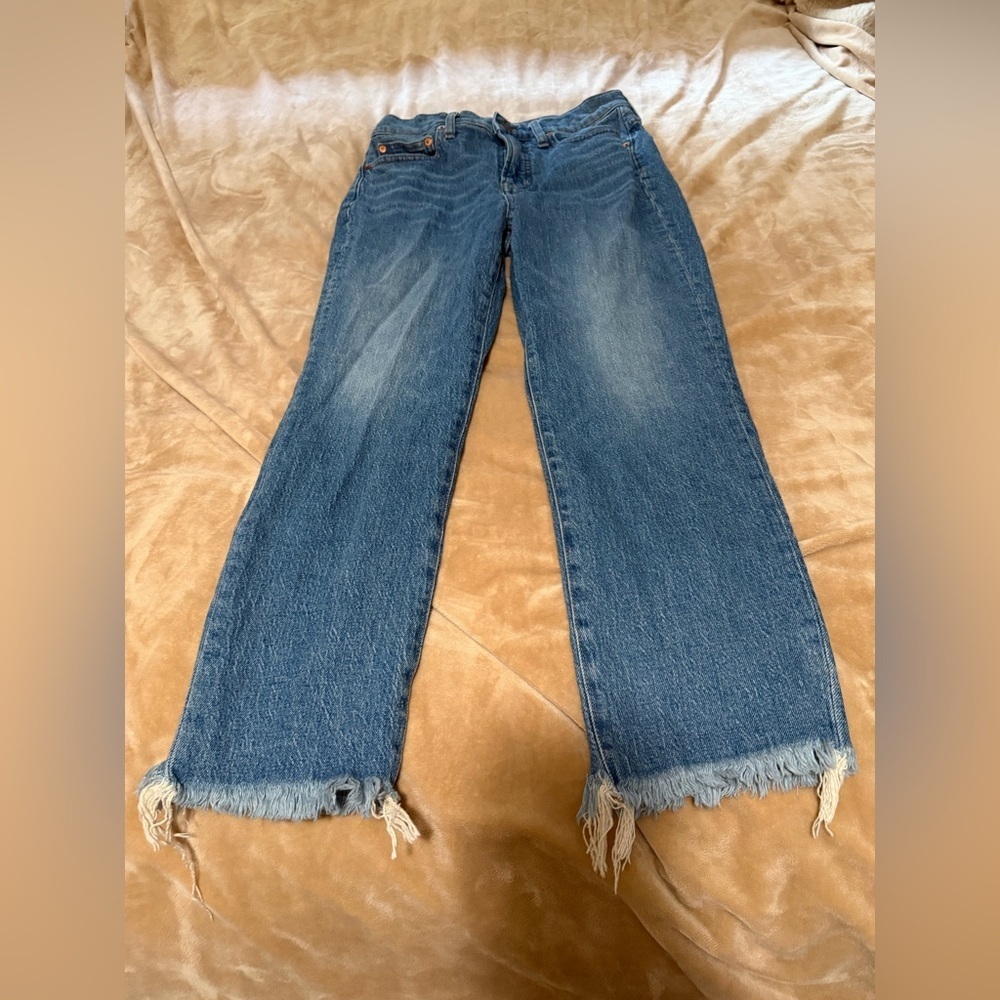 Madewell The Perfect Vintage Jean Raw Hem Edition women’s 26 Petite